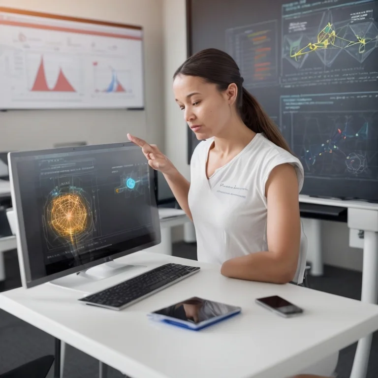 Conceptual image of machine learning applications